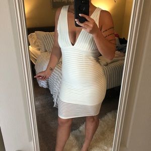 Lulu's White Bodycon Dress